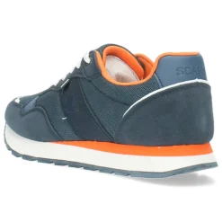 Blauwe sneakers