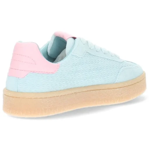 Blauwe sneakers