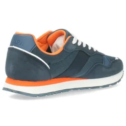 Blauwe sneakers