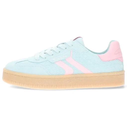 Blauwe sneakers