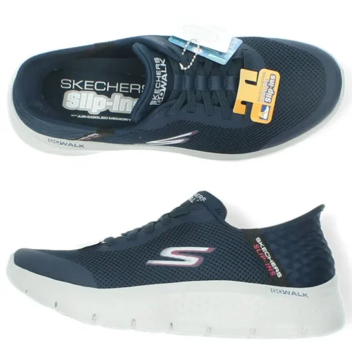 Blauwe sneakers