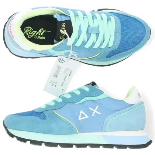 Blauwe sneakers
