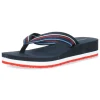 Blauwe teenslippers