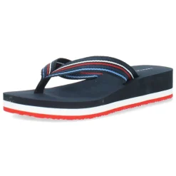 Blauwe teenslippers