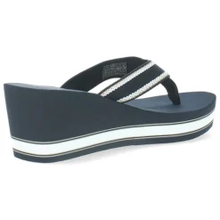 Blauwe teenslippers