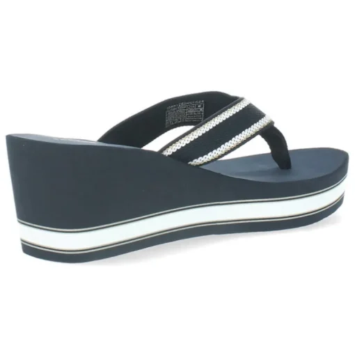 Blauwe teenslippers