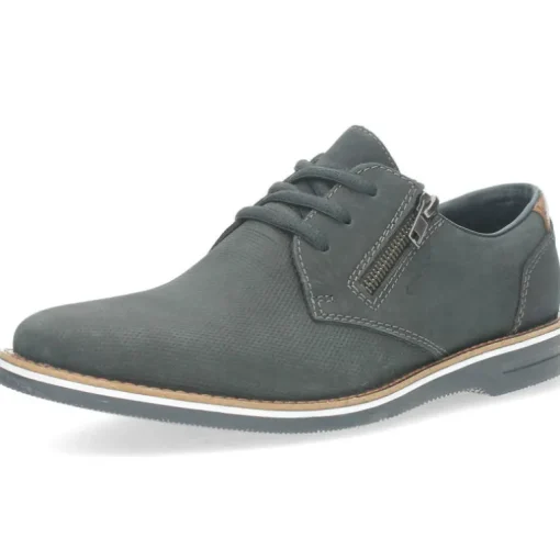 Blauwe veterschoenen