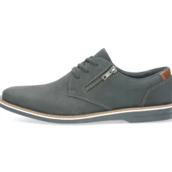 Blauwe veterschoenen