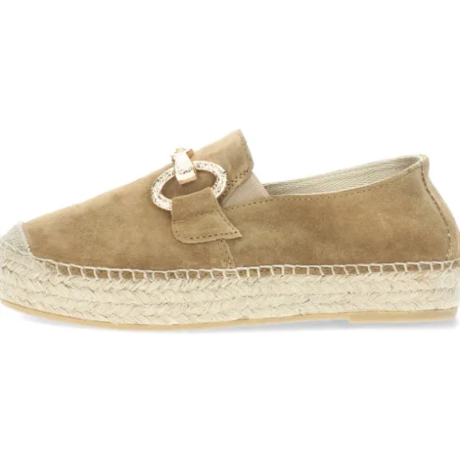 Bruine espadrilles