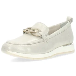 Champagne loafers