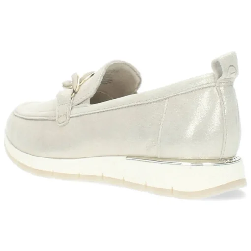 Champagne loafers