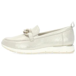 Champagne loafers