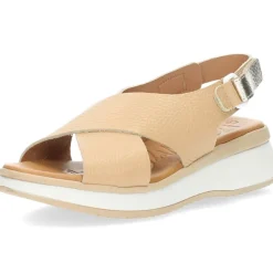Cognac sandalen