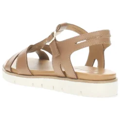 Cognac sandalen