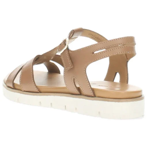 Cognac sandalen