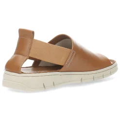 Cognac sandalen