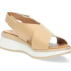 Cognac sandalen