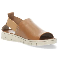 Cognac sandalen