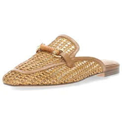Cognac slippers