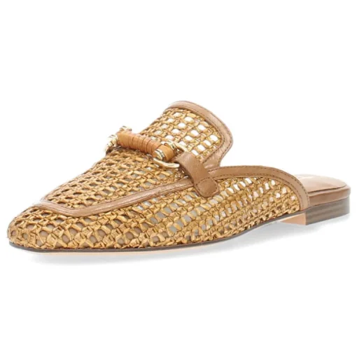 Cognac slippers