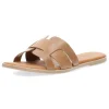 Cognac slippers