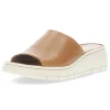Cognac slippers