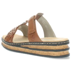 Cognac slippers