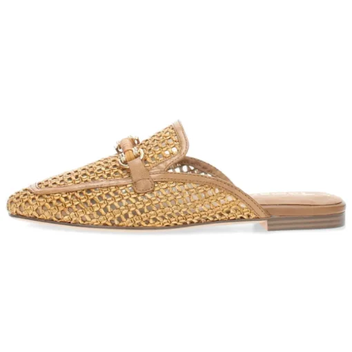 Cognac slippers