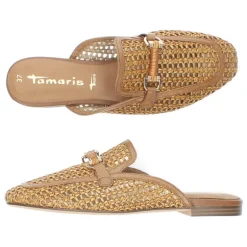 Cognac slippers