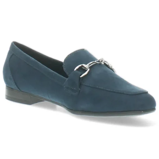 Donkerblauwe Mocassins