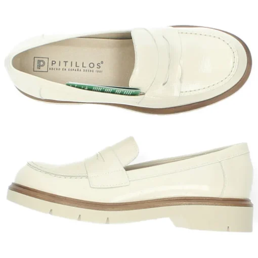 Ecru loafers