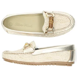 Ecru mocassins