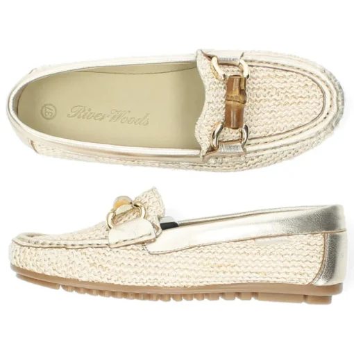 Ecru mocassins