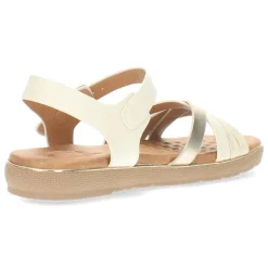 Ecru sandalen