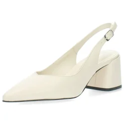 Ecru slingbacks