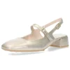 Gouden slingbacks
