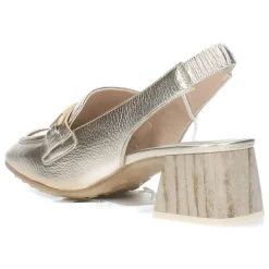 Gouden slingbacks