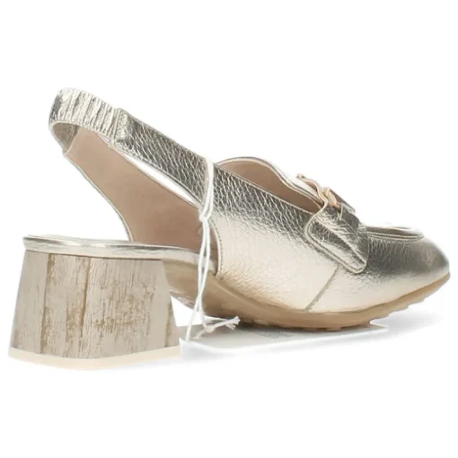 Gouden slingbacks