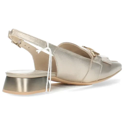 Gouden slingbacks