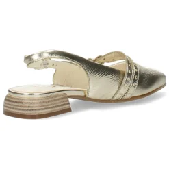 Gouden slingbacks