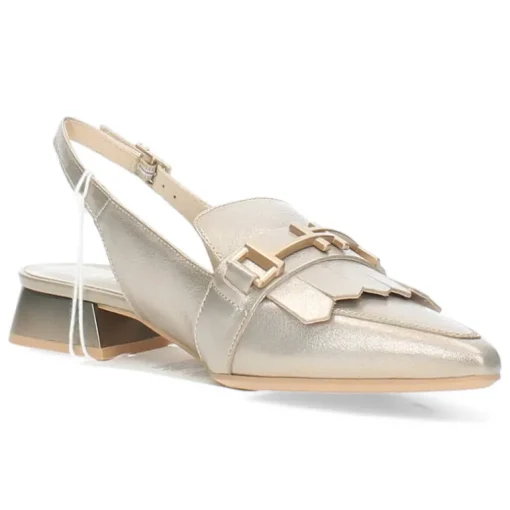 Gouden slingbacks