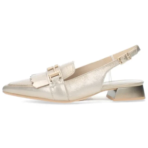 Gouden slingbacks