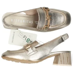 Gouden slingbacks
