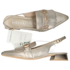 Gouden slingbacks