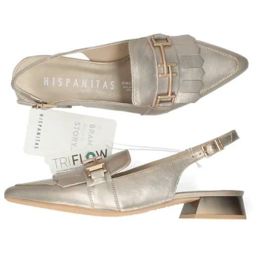 Gouden slingbacks