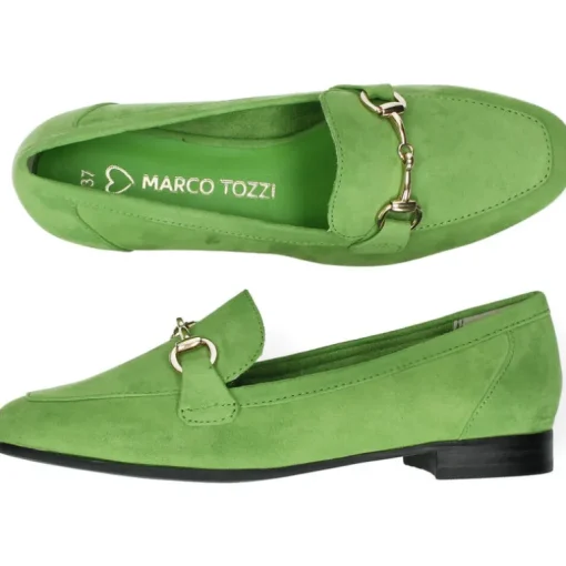 Groene loafers