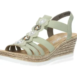 Groene sandalen