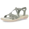 Groene sandalen