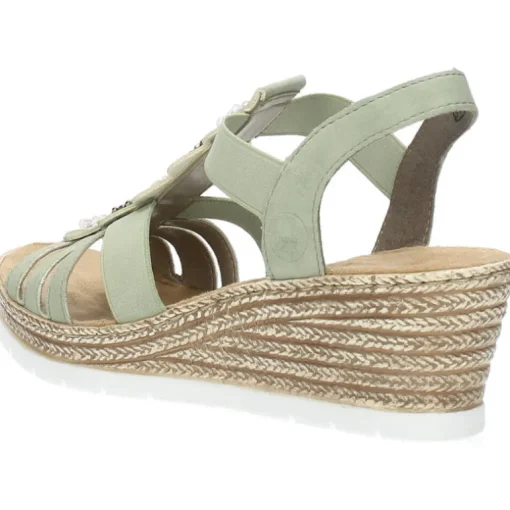 Groene sandalen