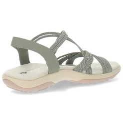 Groene sandalen